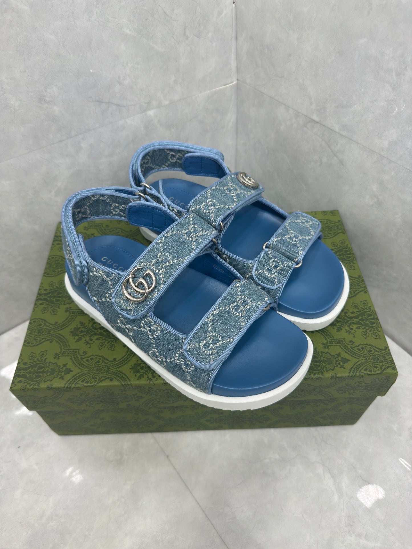 Gucci Denim Sandals