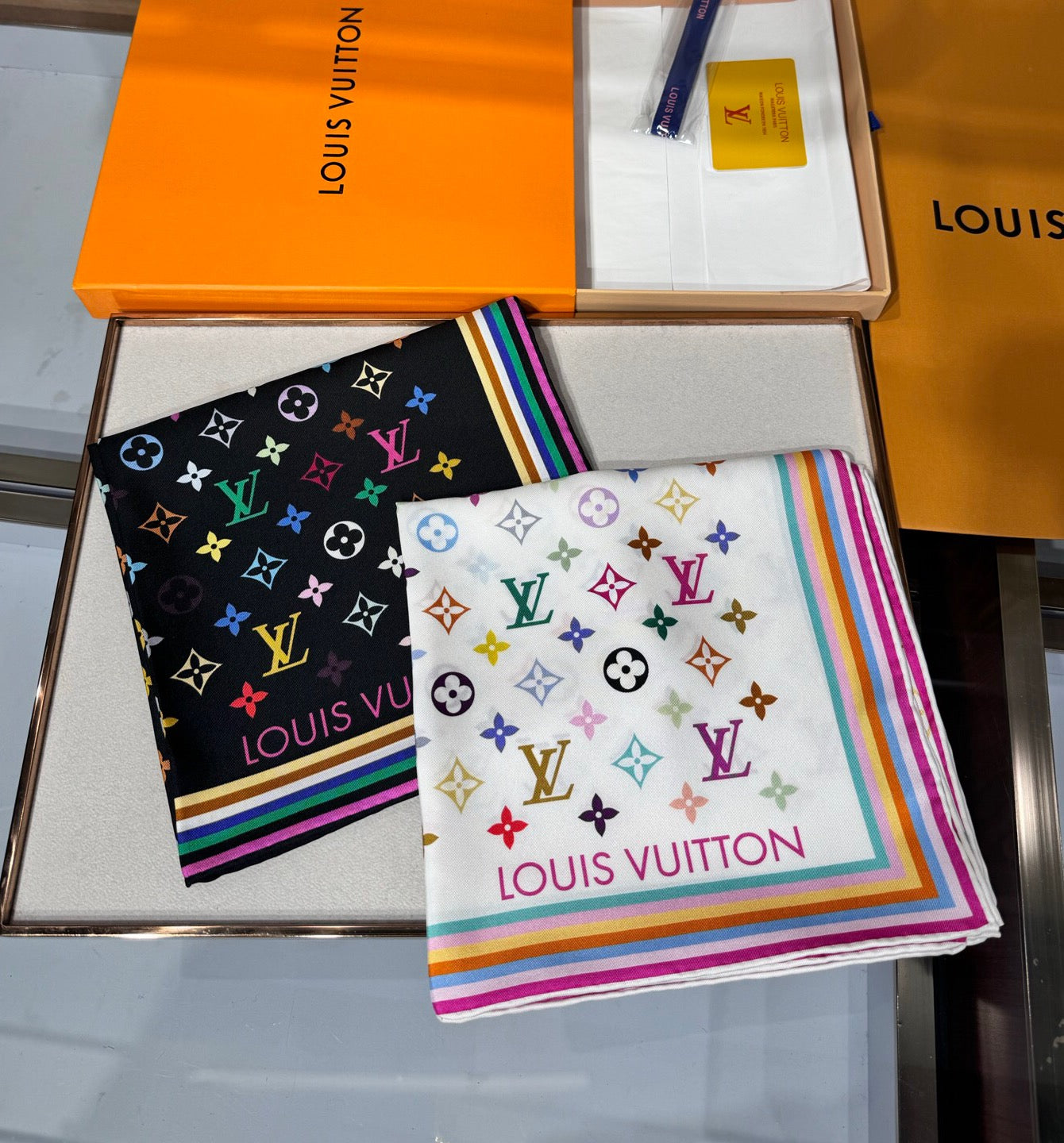Louis Vuitton LV x TM Monogram Multicolor Square 90