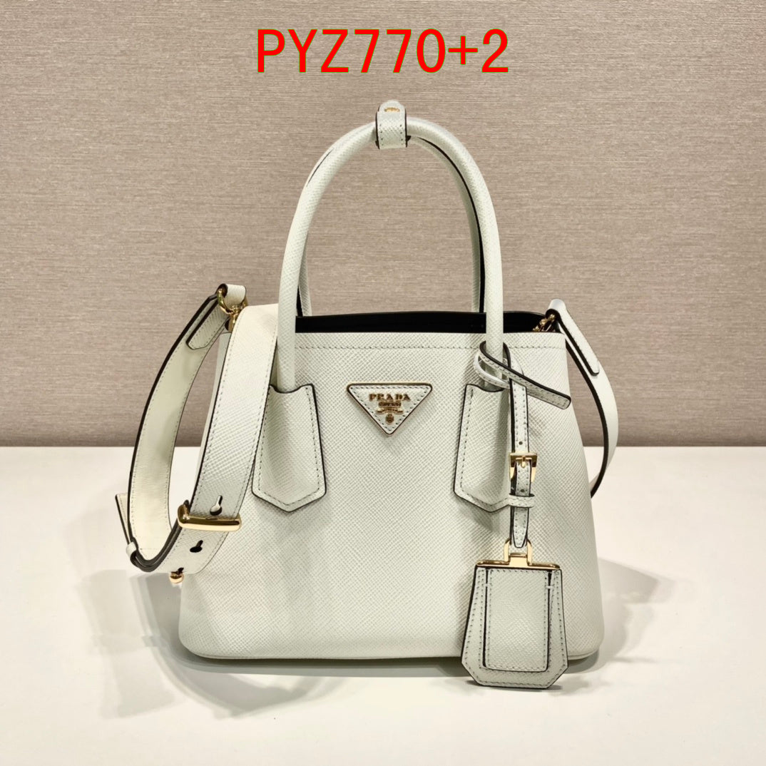 Prada Saffiano Double Tote Bag