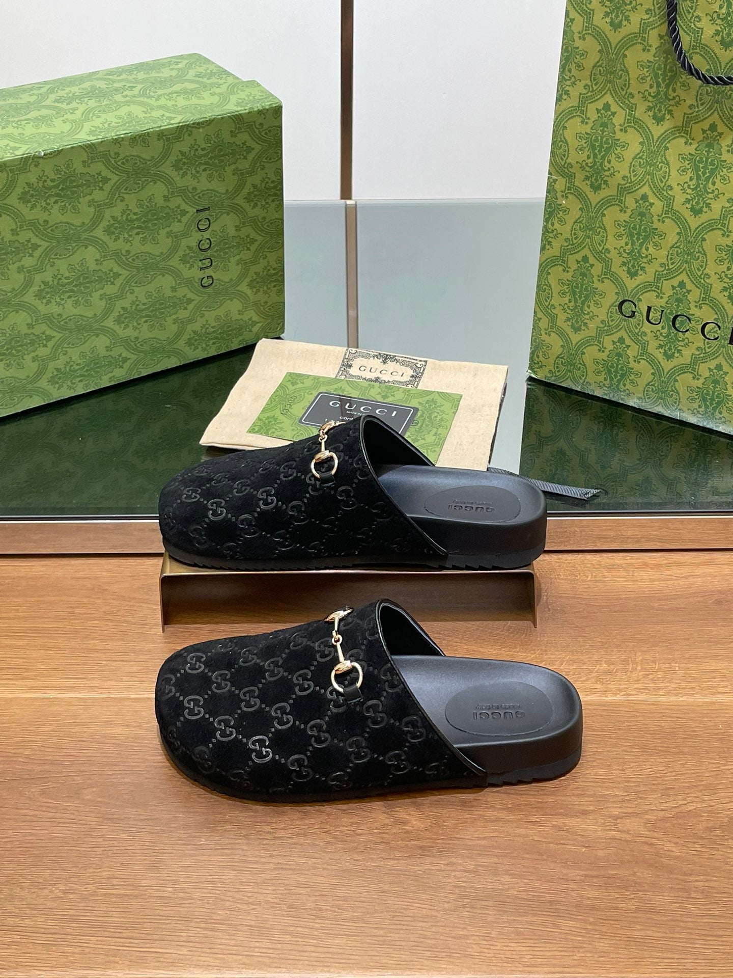 Gucci Suede Slippers