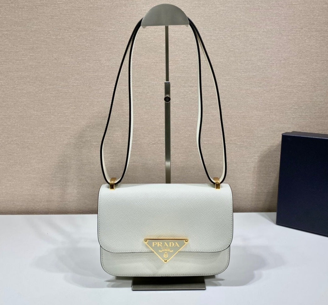 Prada Emblème Saffiano shoulder bag