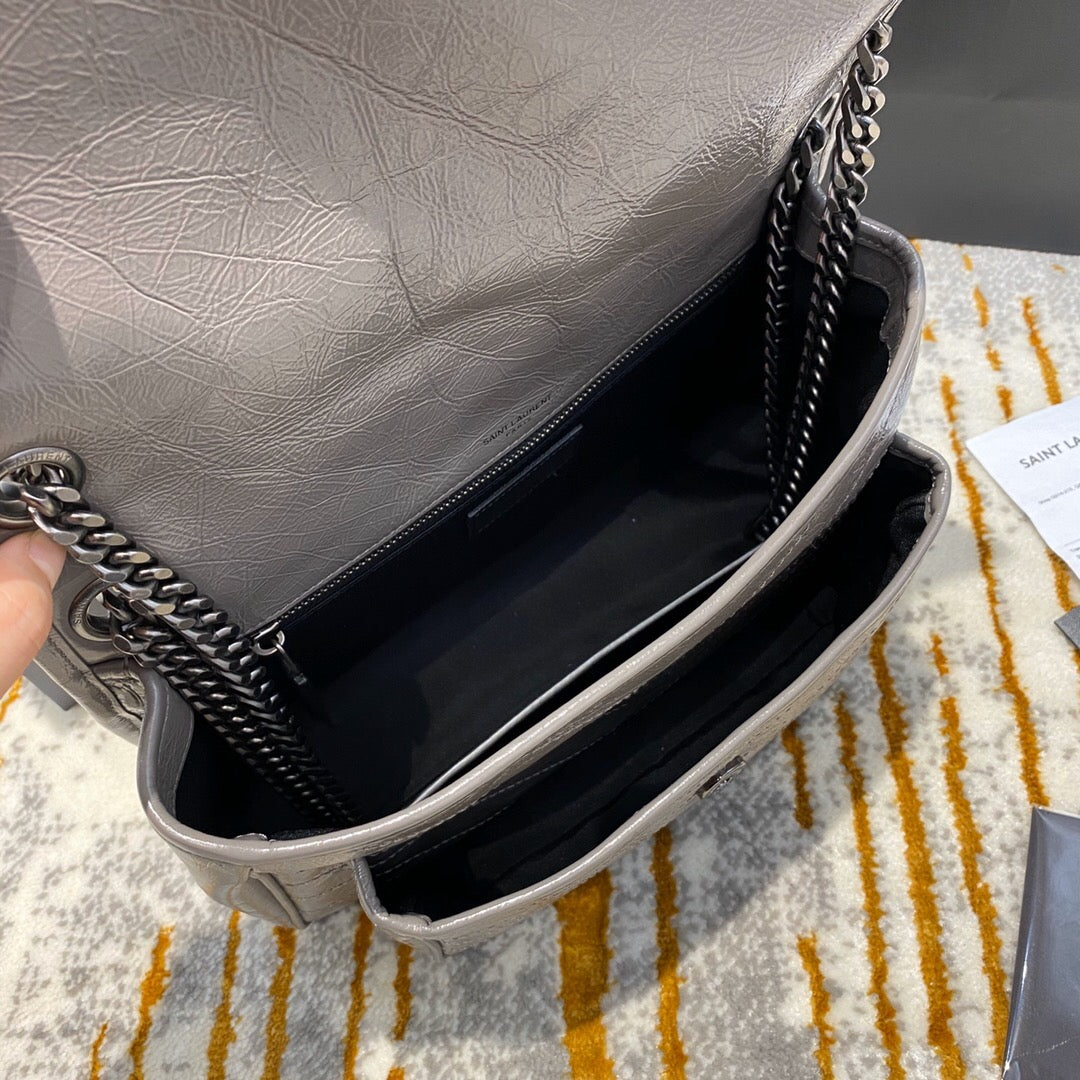 YSL Medium Niki Vintage leather