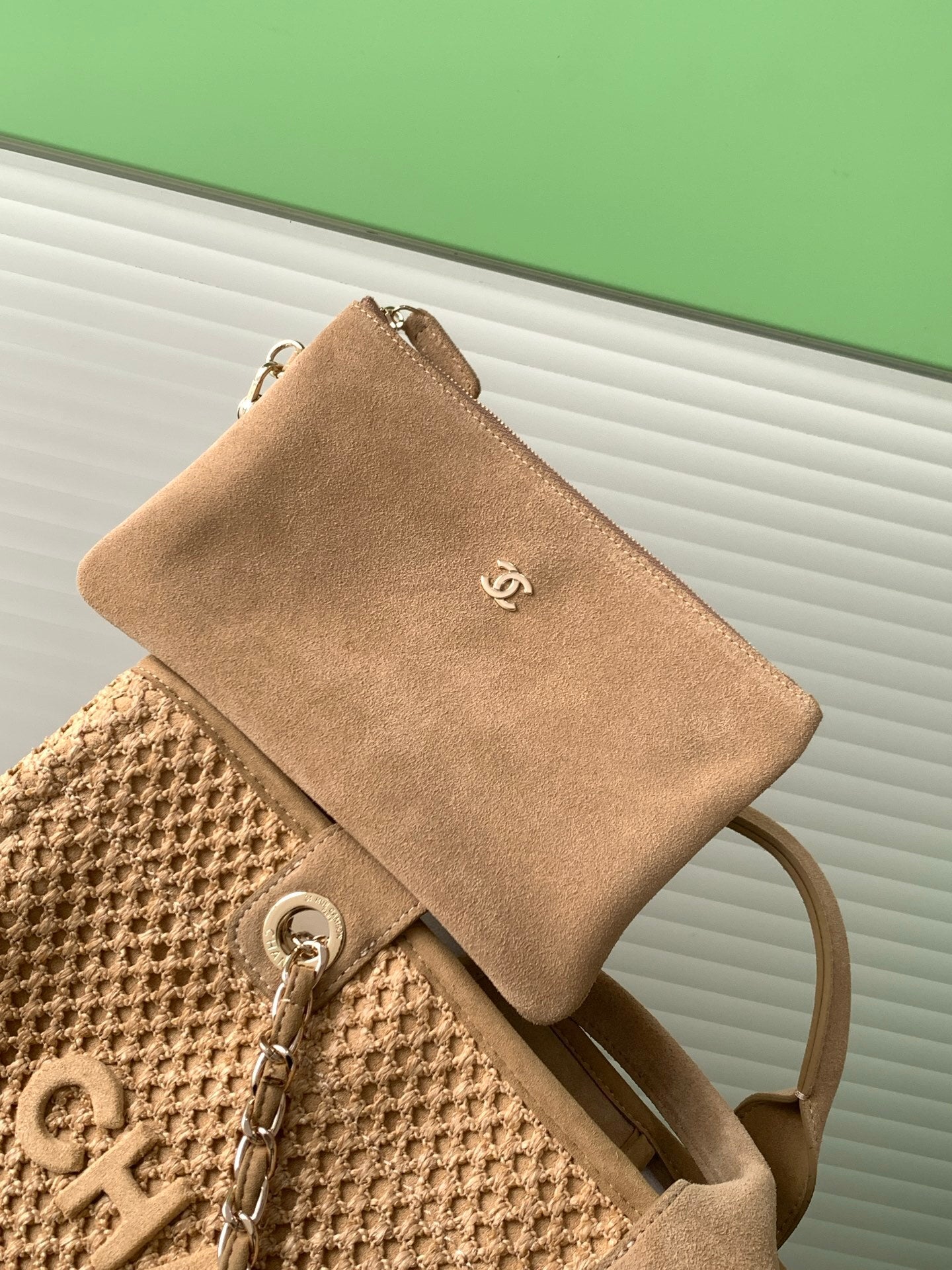 Chanel Deauville Straw Tote bag