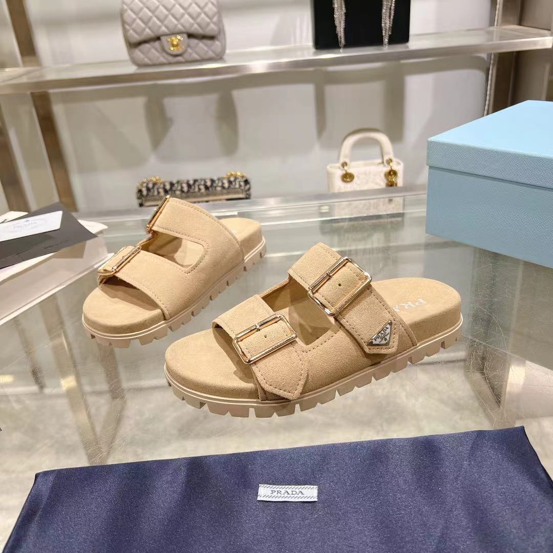 Prada Suede Sandals