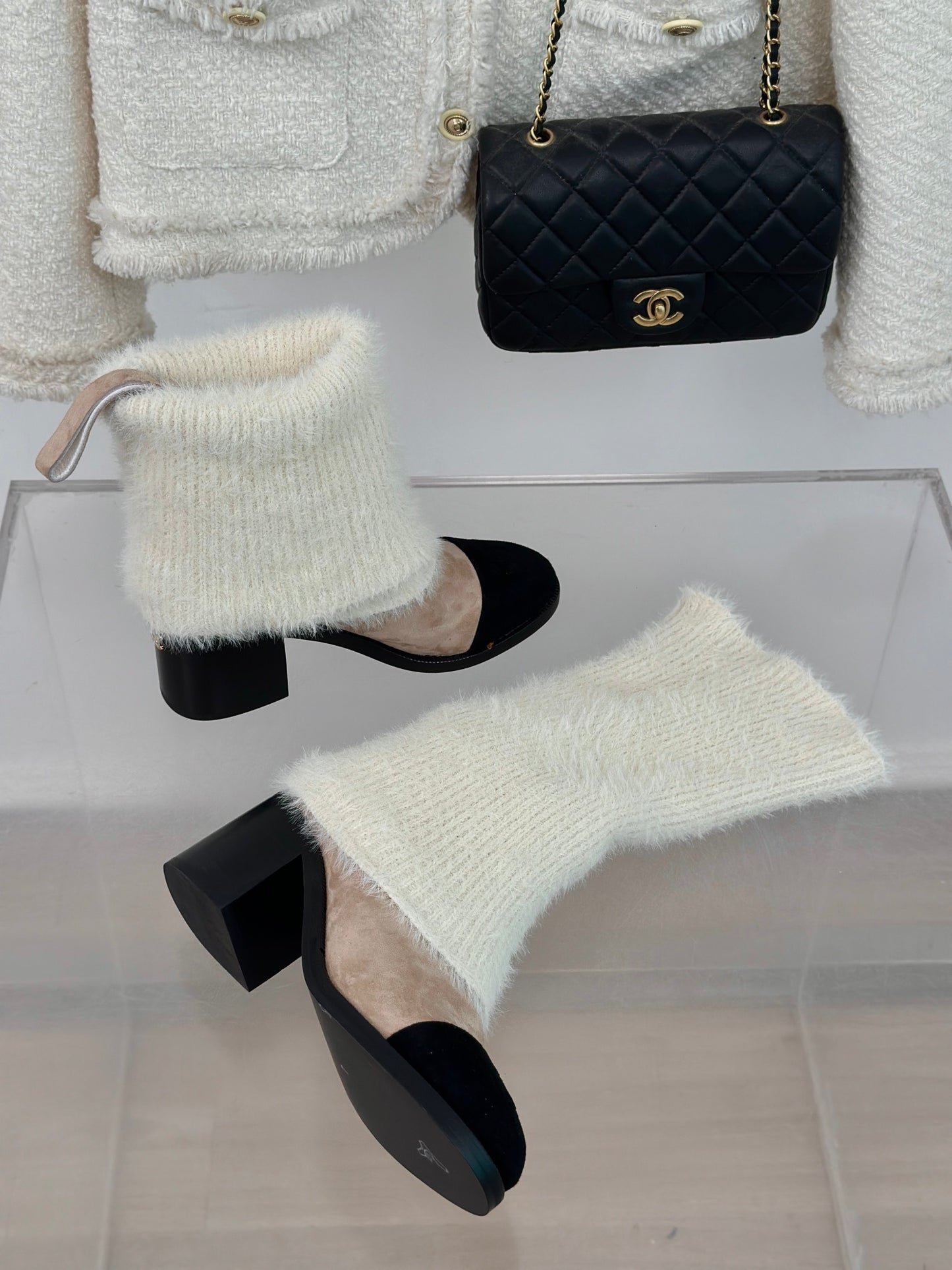 Chanel Heel Boots