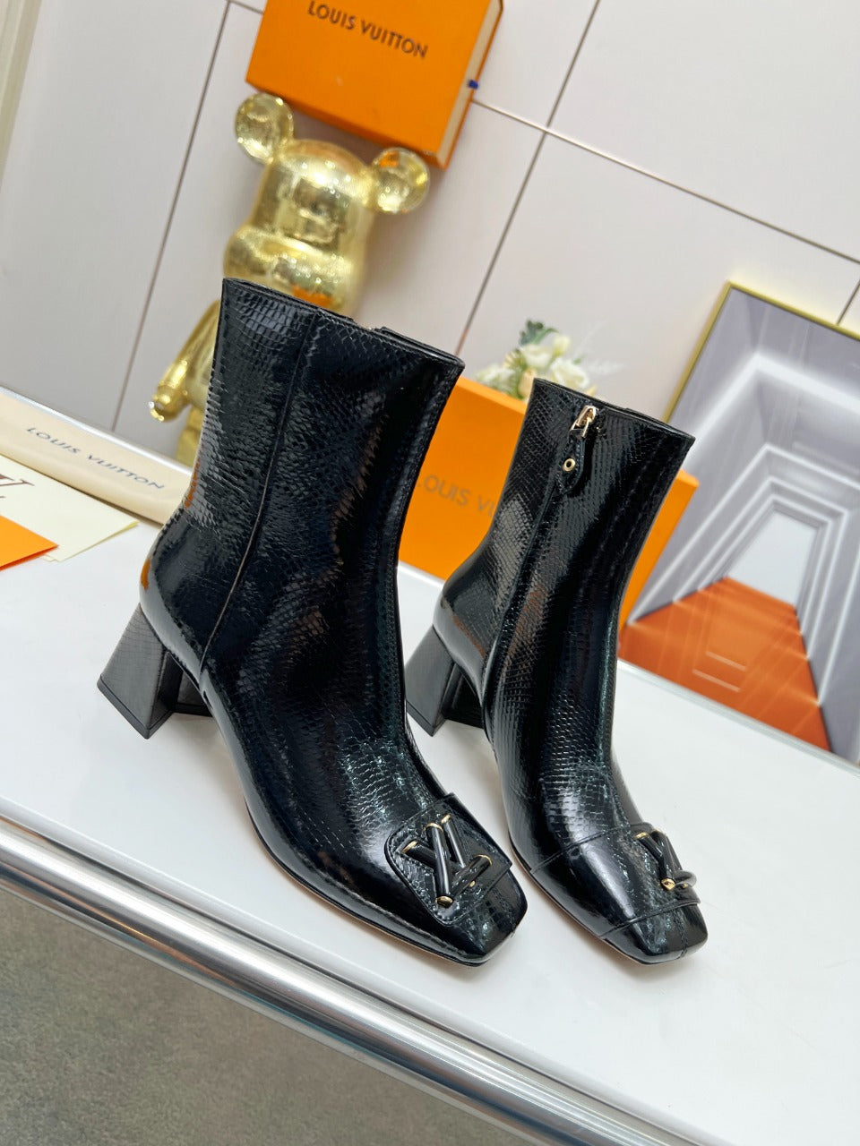 Louis Vuitton High Heel Boots