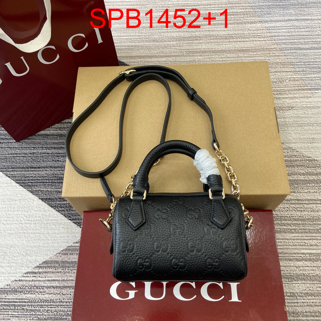 GG Emblem mini top handle bag