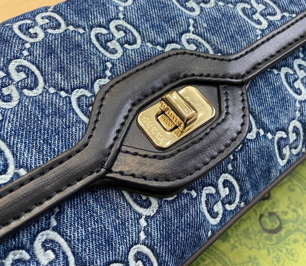 Gucci Denim Luce small bag