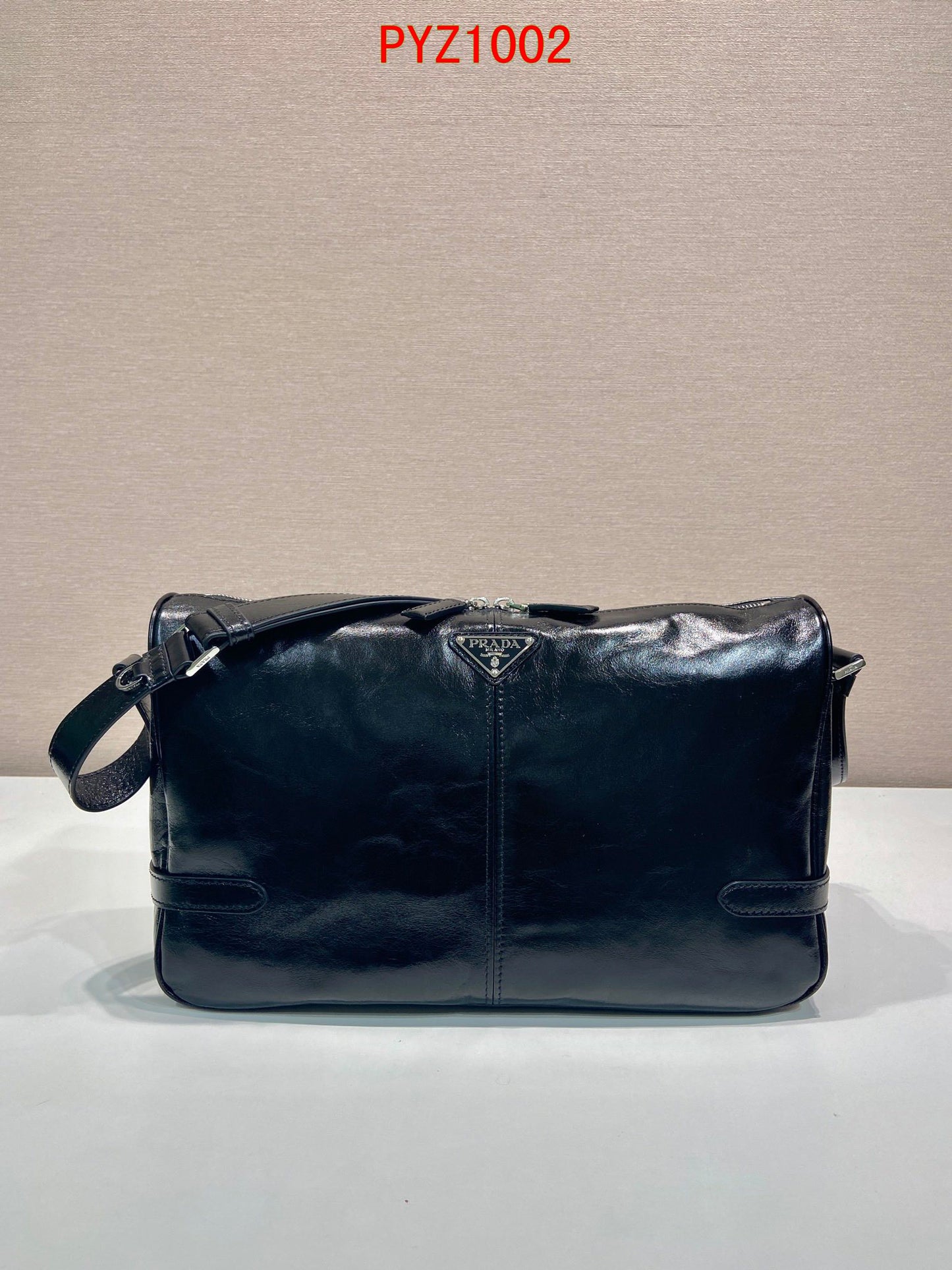 Prada Black leather shoulder bag
