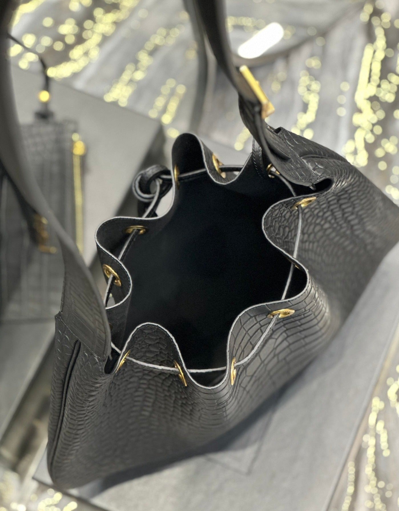 YSL Flat Hobo Bag