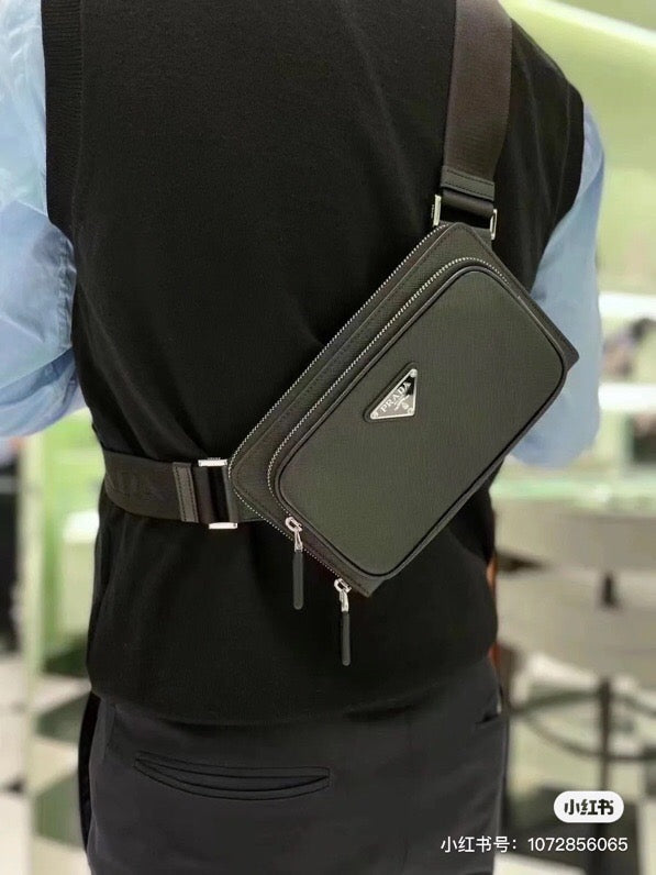 Prada Saffiano leather belt bag