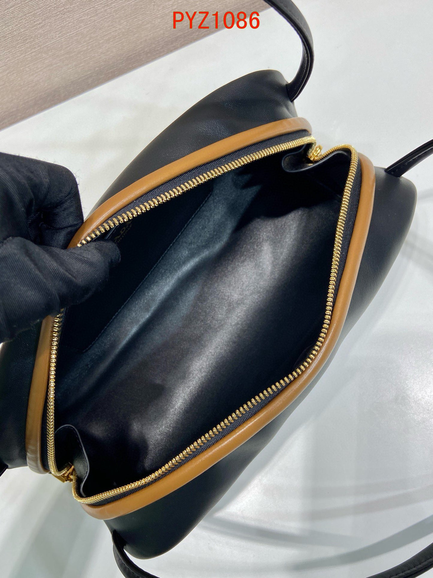 Prada Swing smooth leather shoulder bag