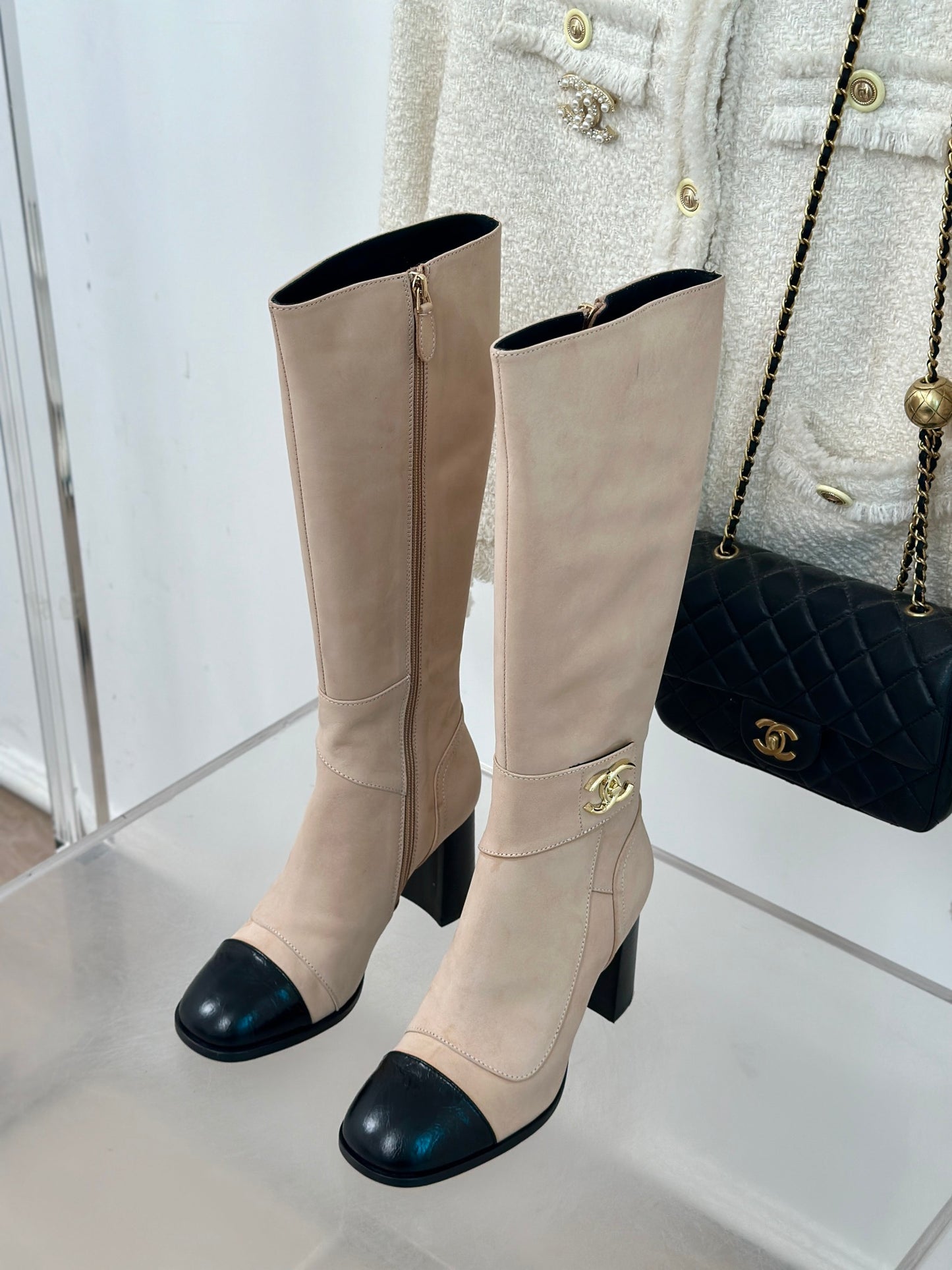 Chanel High Heel Boots