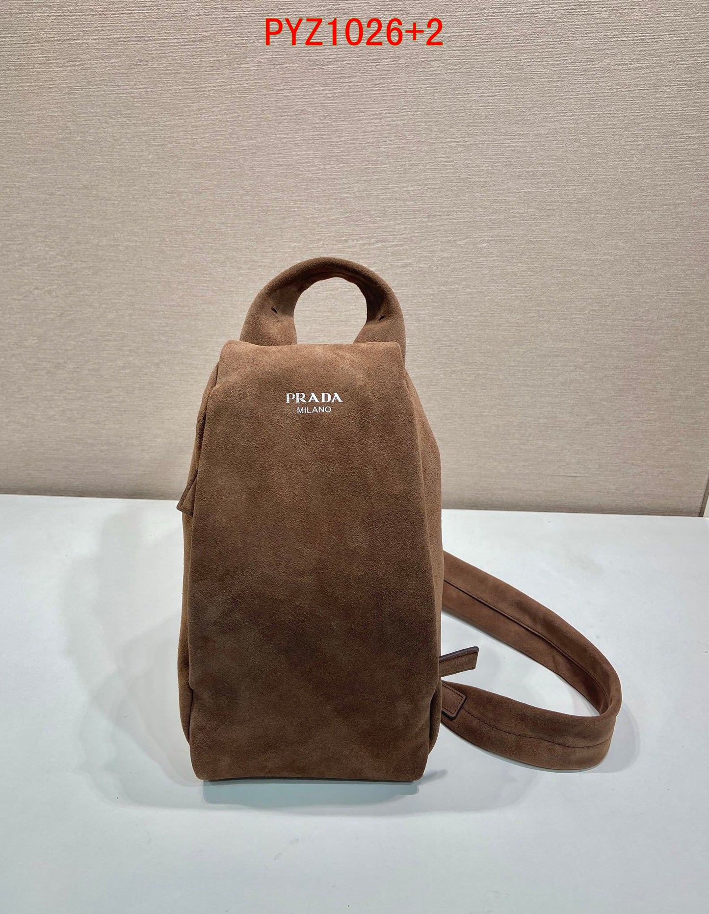 Prada Men’s Suede backpack