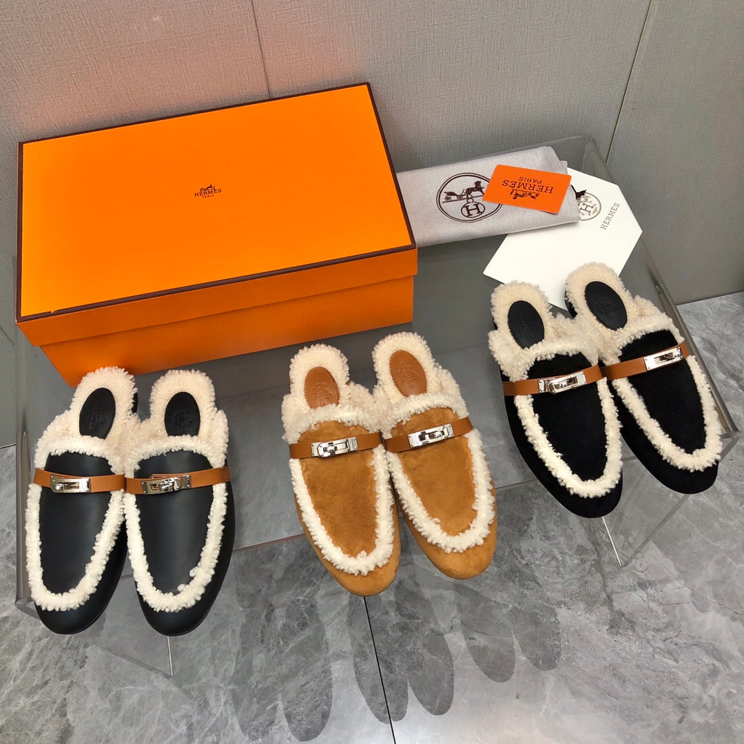 Hermes Slippers