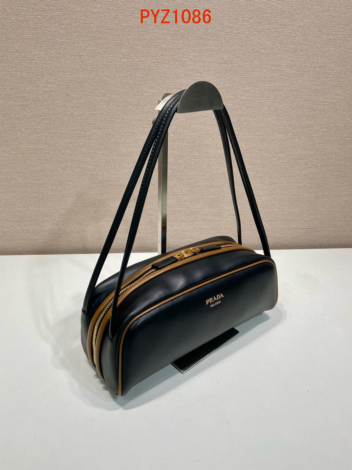 Prada Swing smooth leather shoulder bag