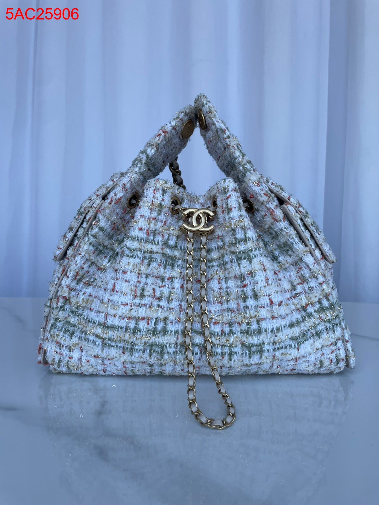 Chanel Tweed Small and Medium Chanel 25 Handbag