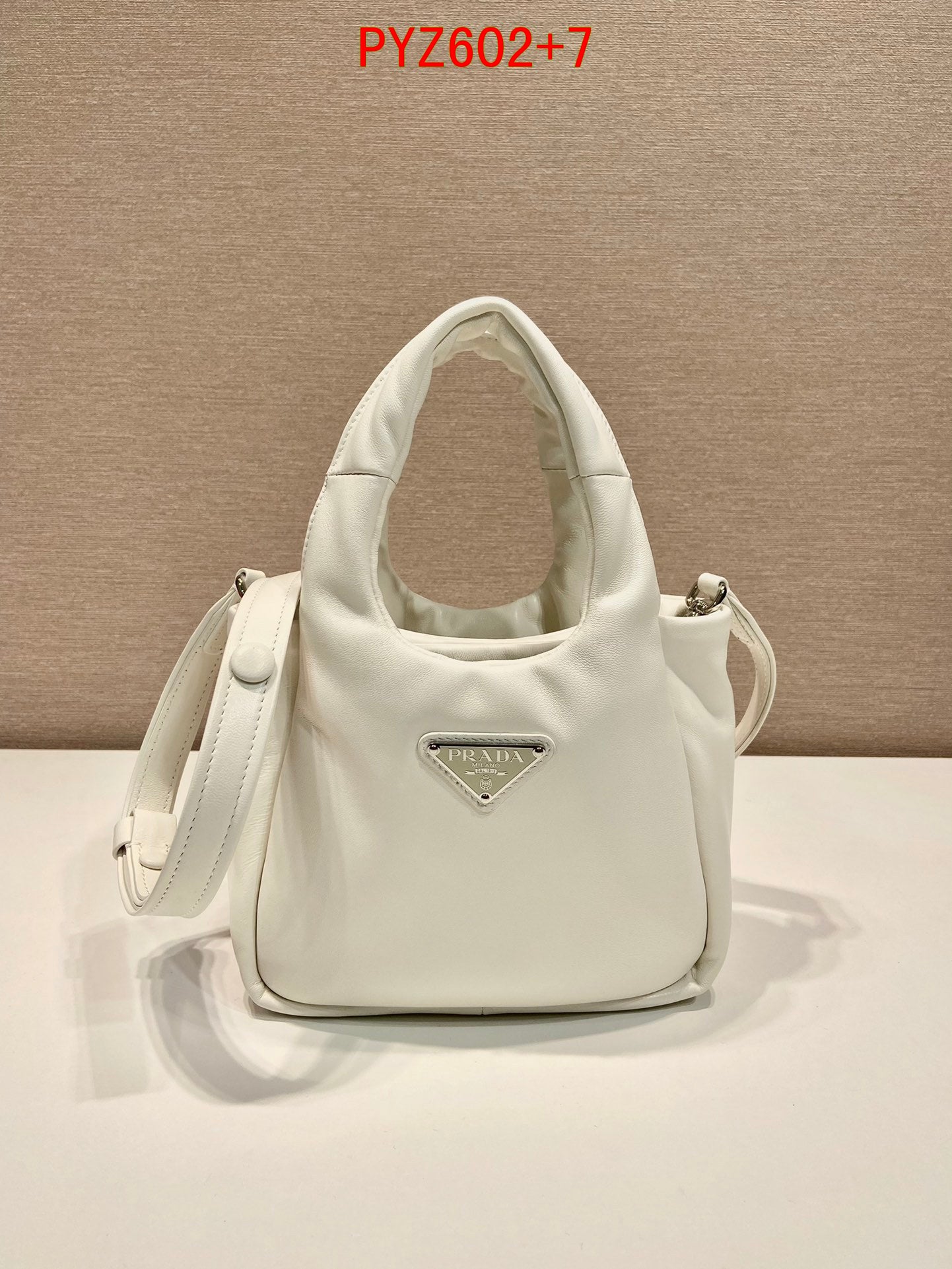Prada Small padded Soft nappa-leather bag
