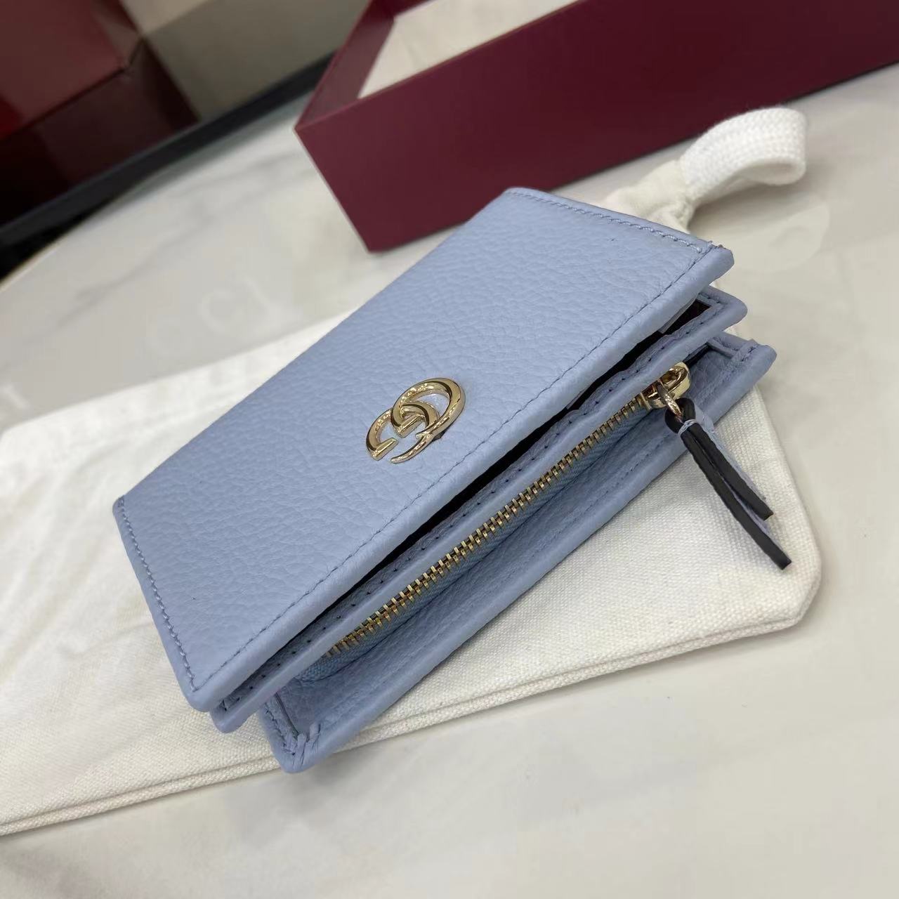 Gucci Bi-color GG Marmont small wallet
