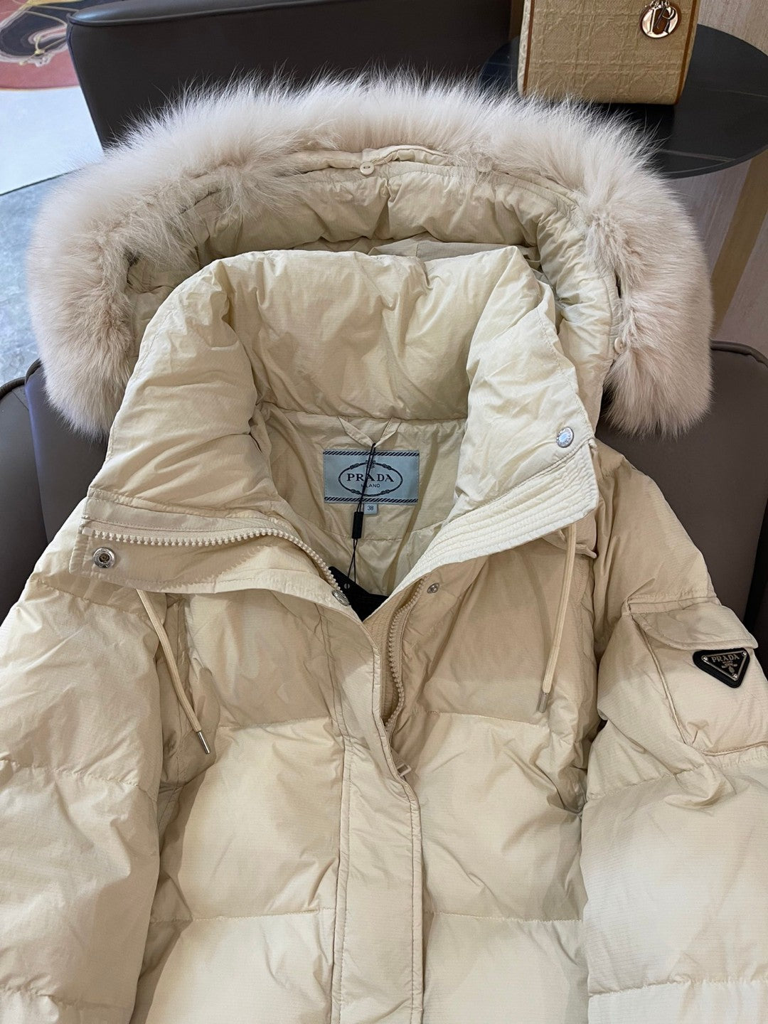 Prada Nylon Long Coat