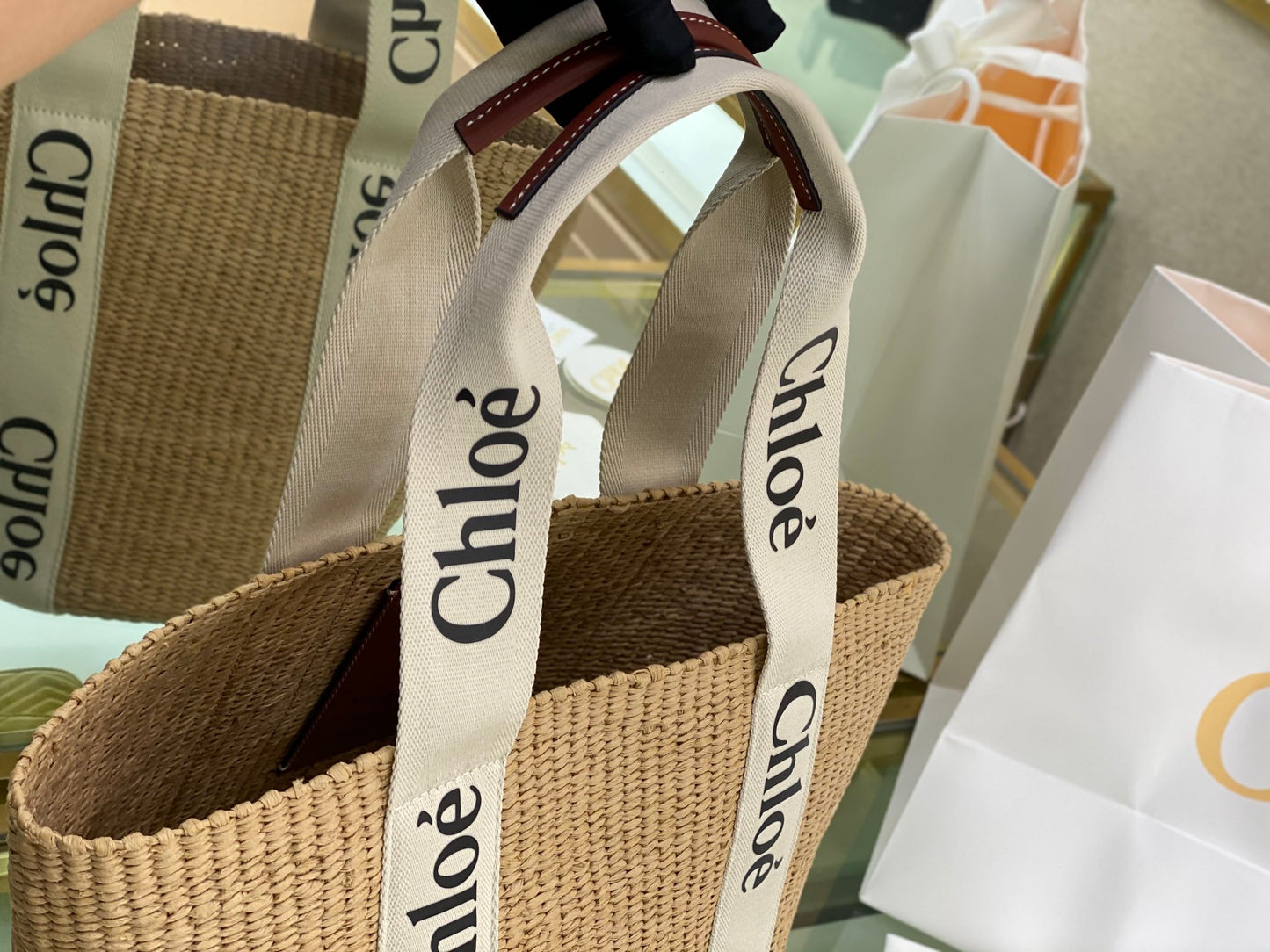 Chloe Large Woody Basket Bag