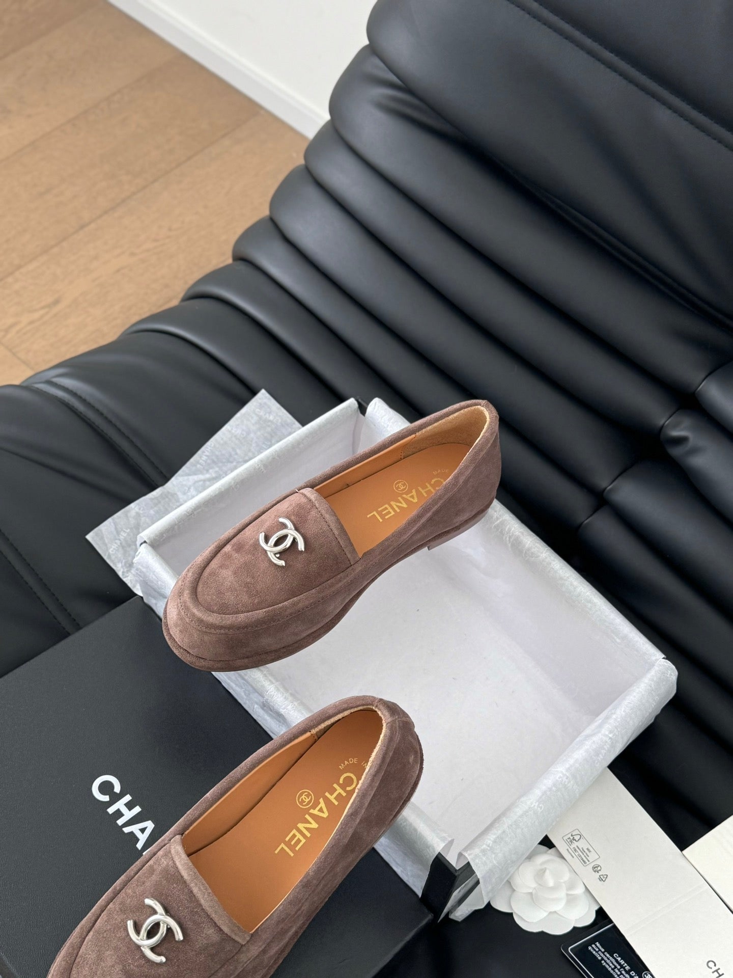Chanel Suede Flats
