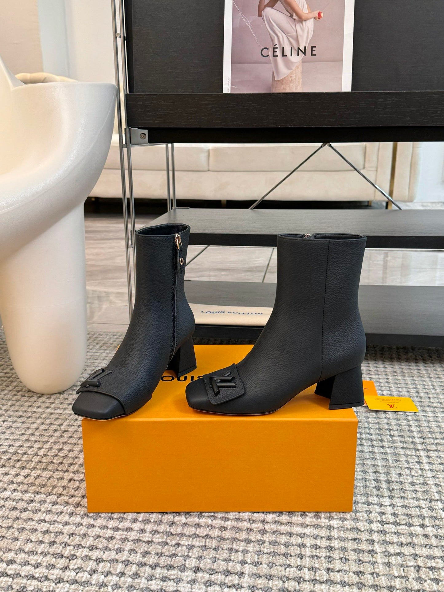 Louis Vuitton Ankle Heels Boots