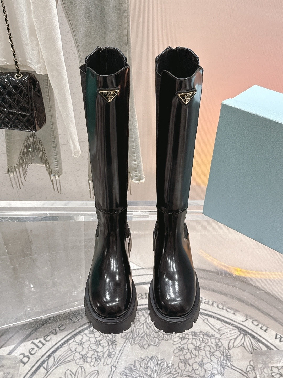 Prada Long Boots, high