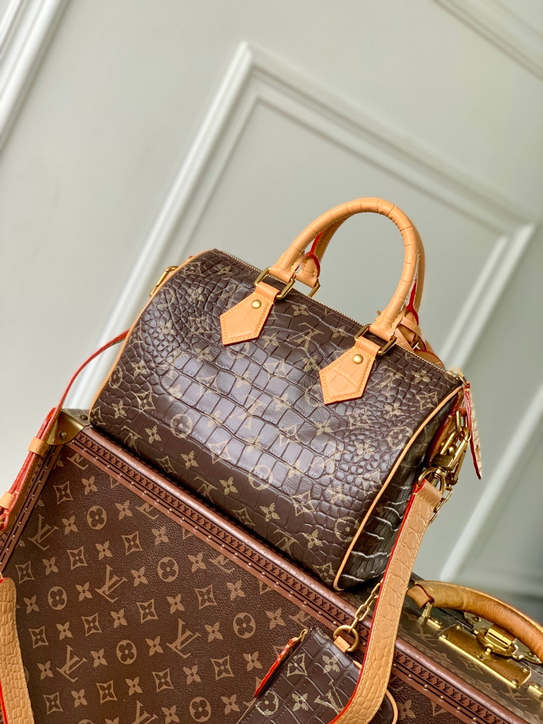 Louis Vuitton Speedy 25 Pharell Williams Crocodile leather