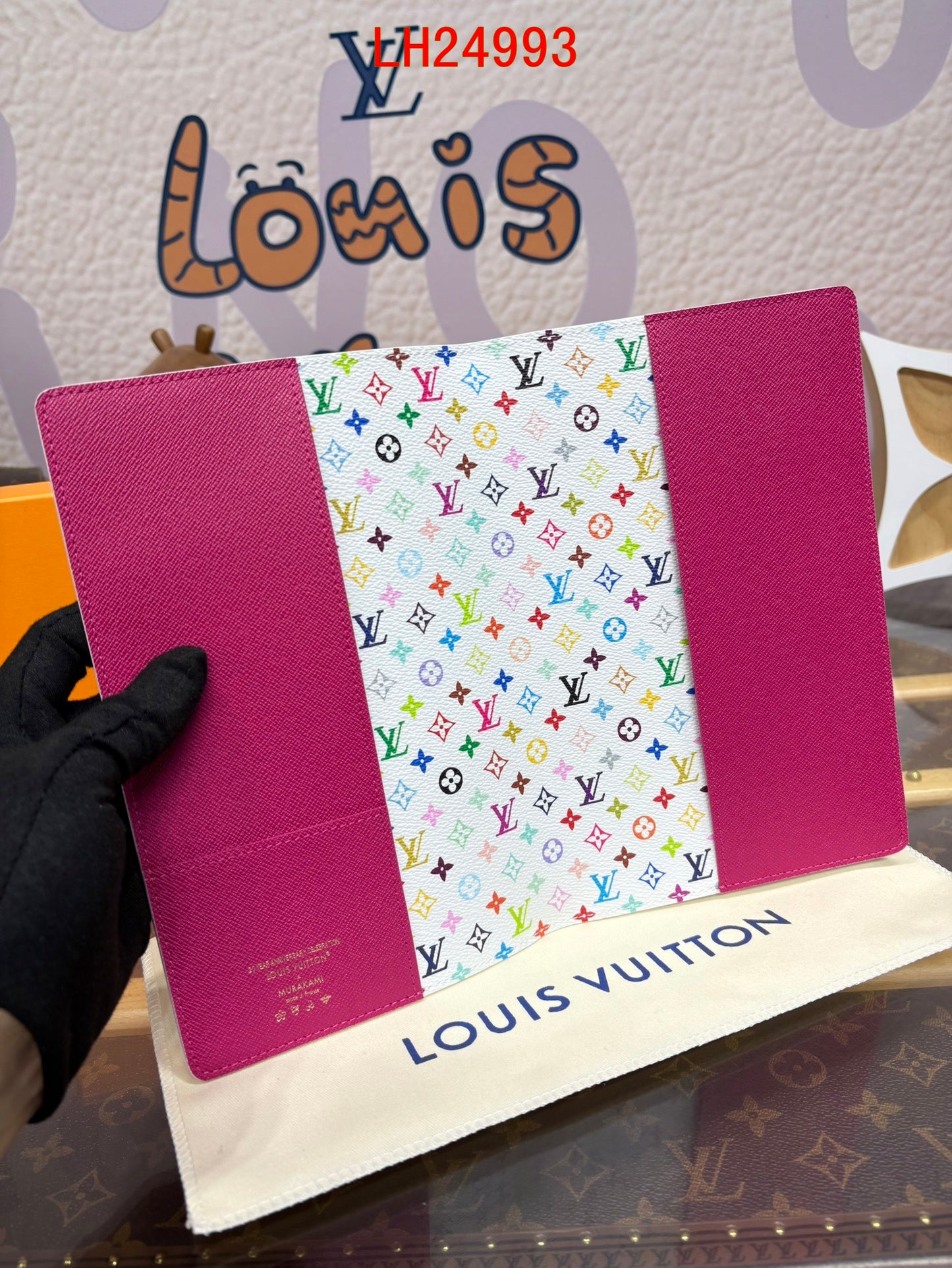 Louis Vuitton LV x TM Monogram Multicolore Emily Notebook Cover MM