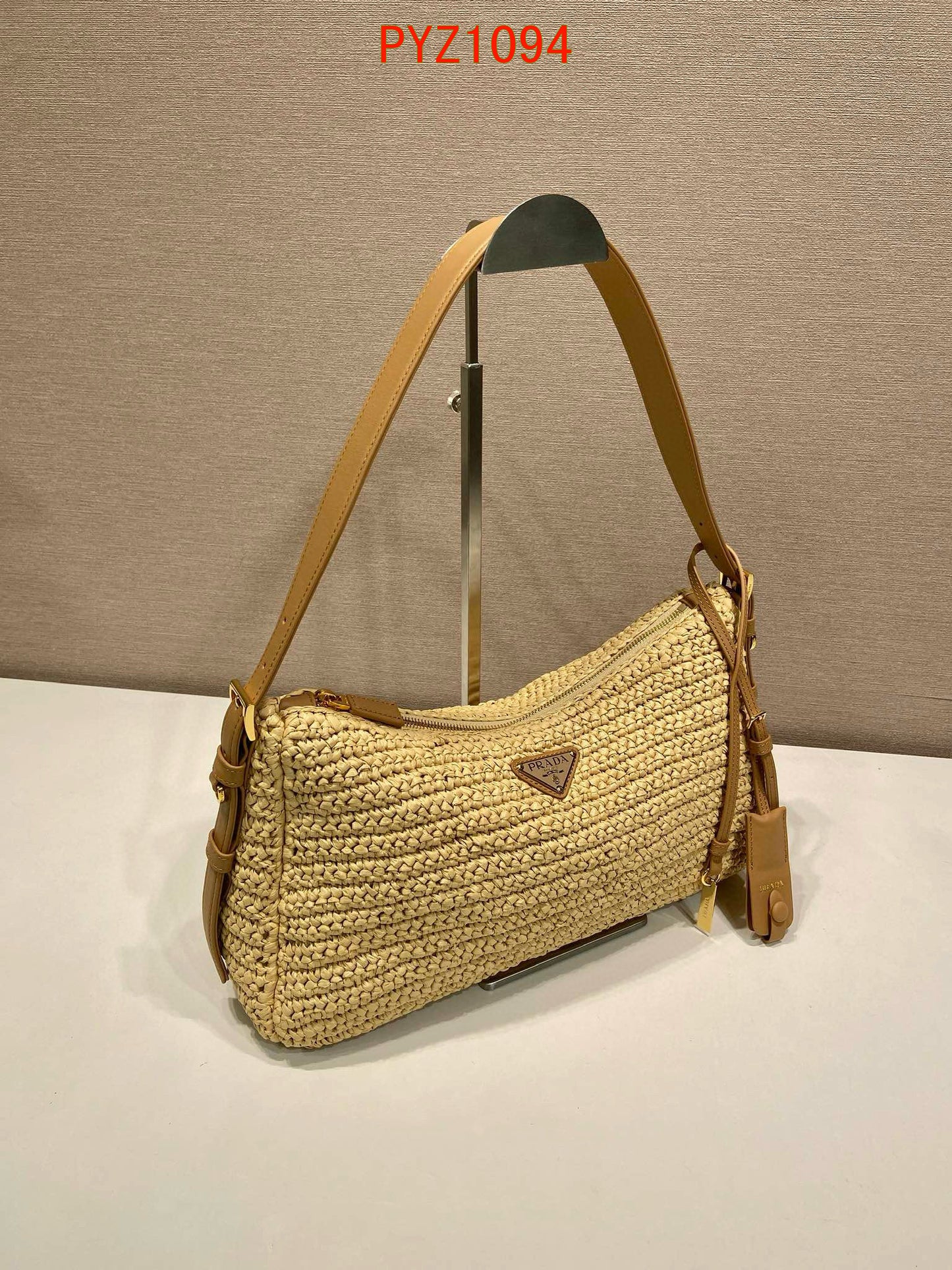 Prada Prada Aimée Medium crochet and leather bag