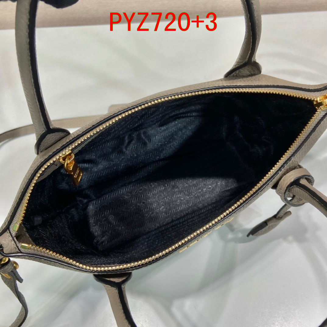 Prada Double Shoulder Strap Tote Bag