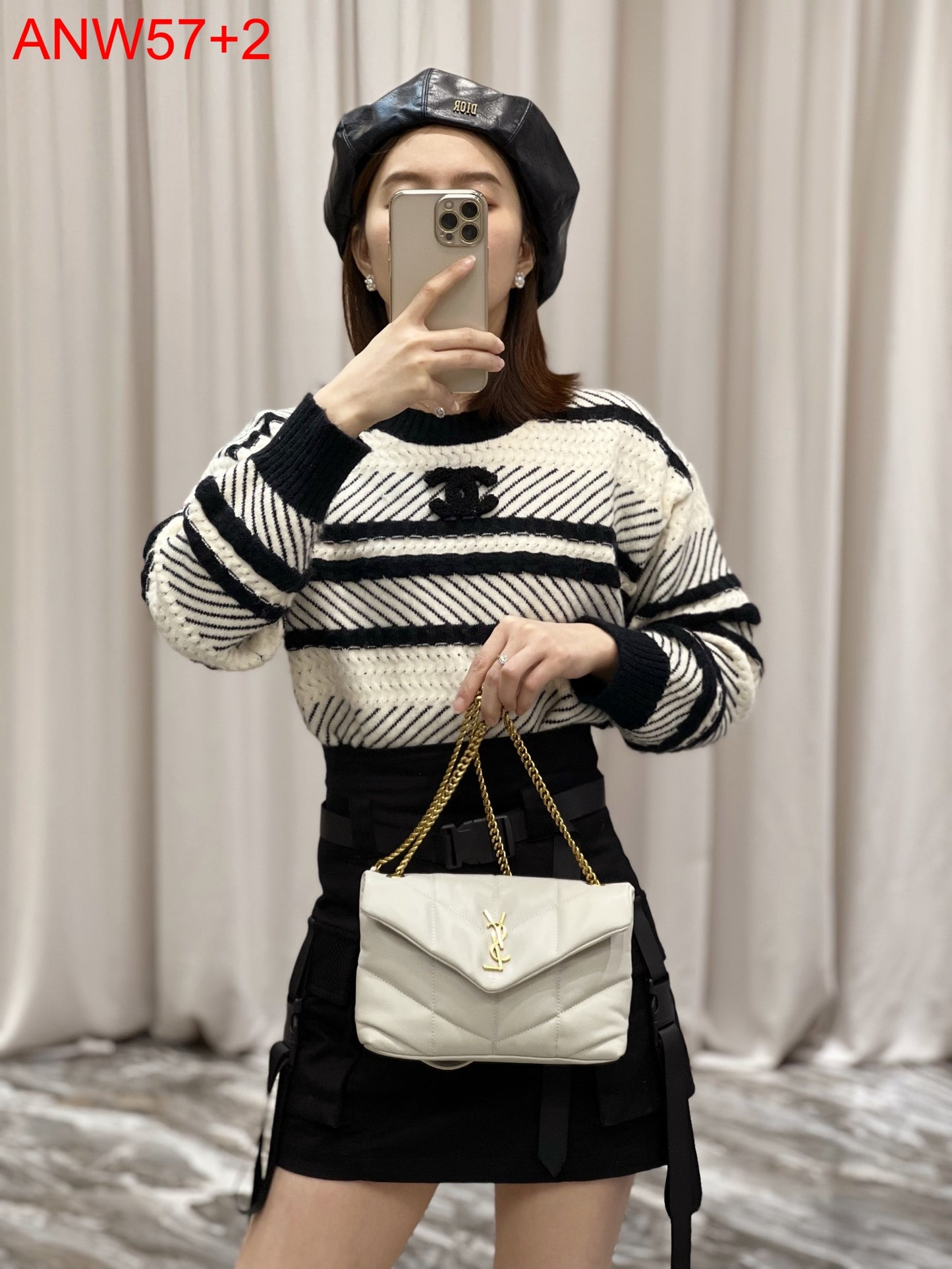YLS Loulou Puffer Mini Chain Bag