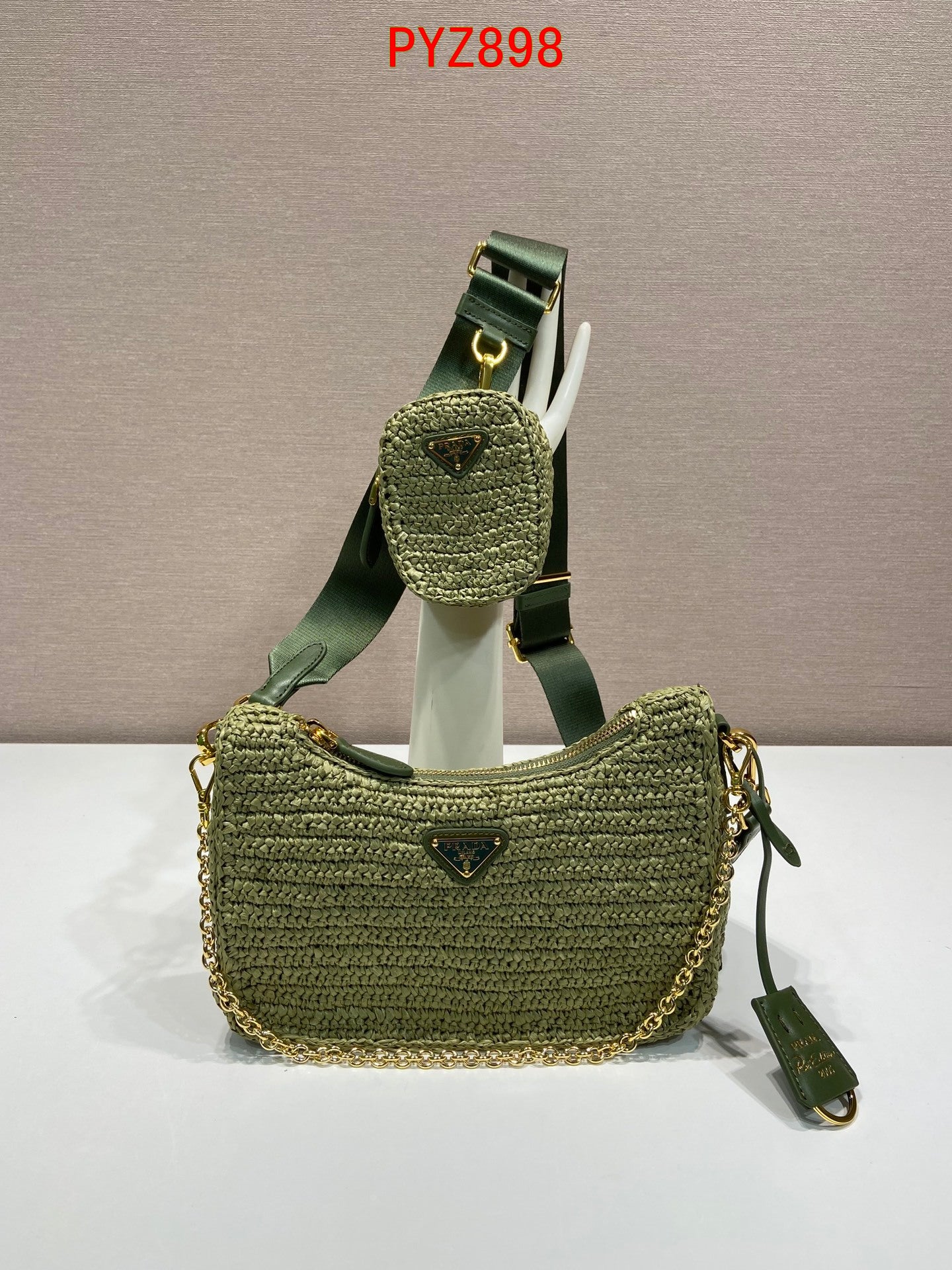 Prada Raffia Re Edition bag