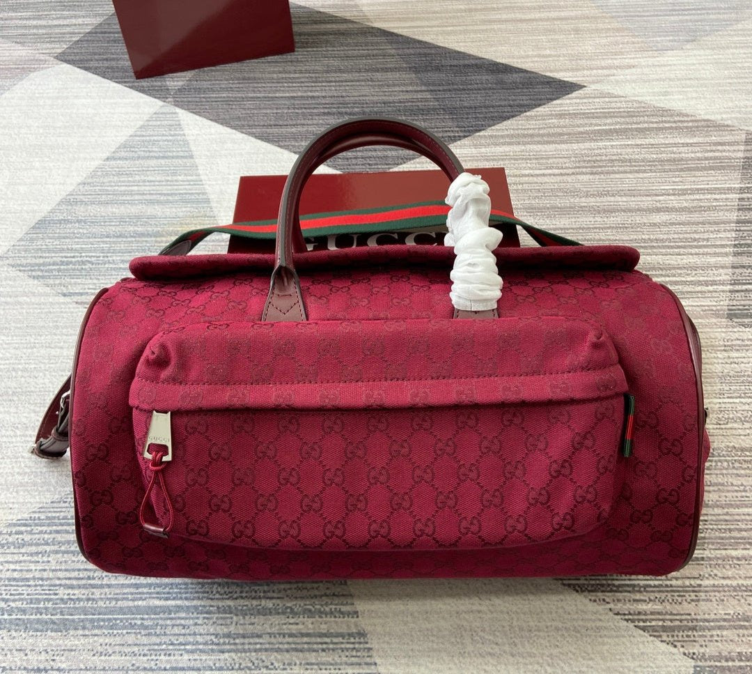 Gucci Medium Duffle bag Rosso Ancora
