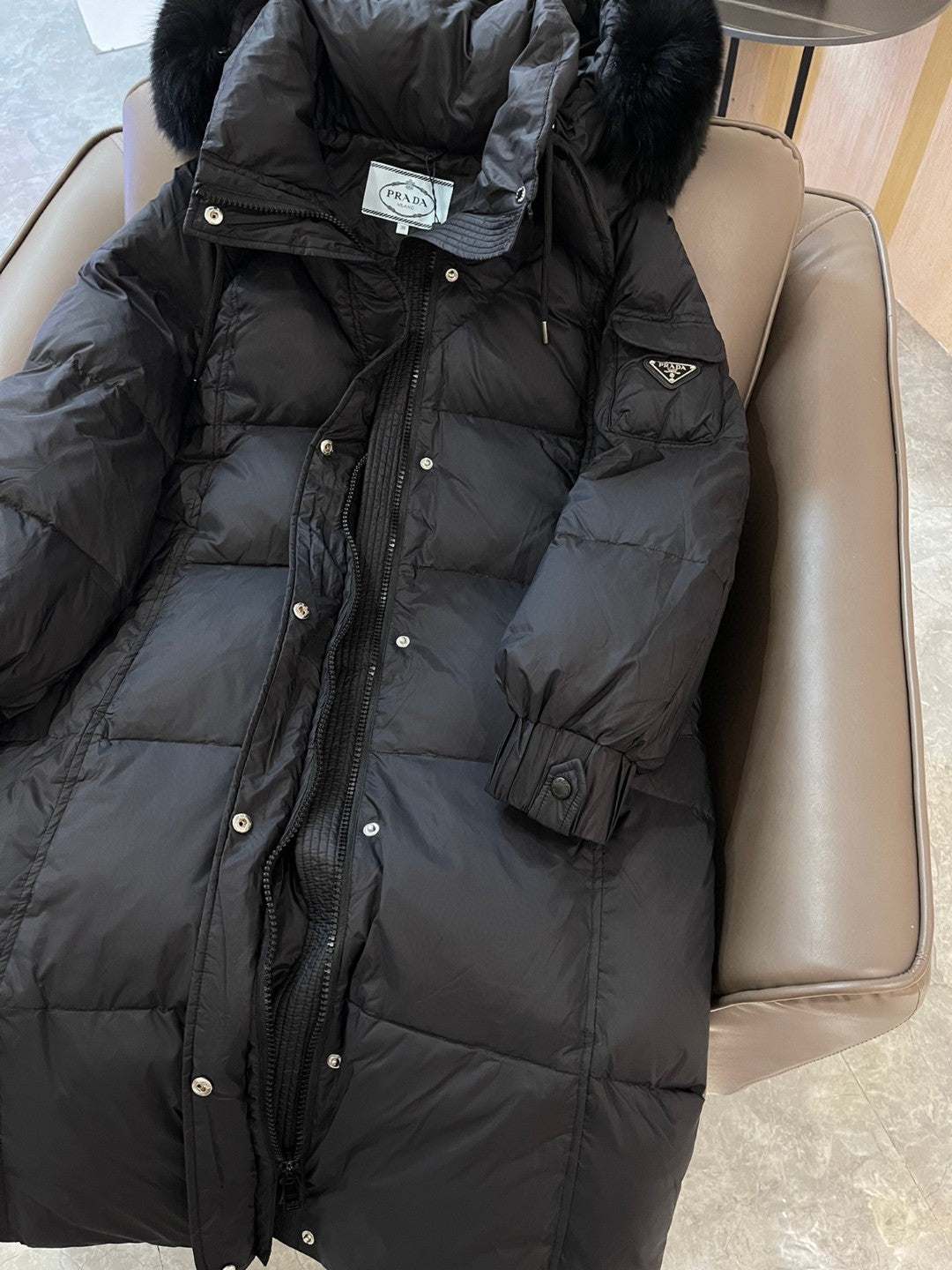 Prada Nylon Long Coat