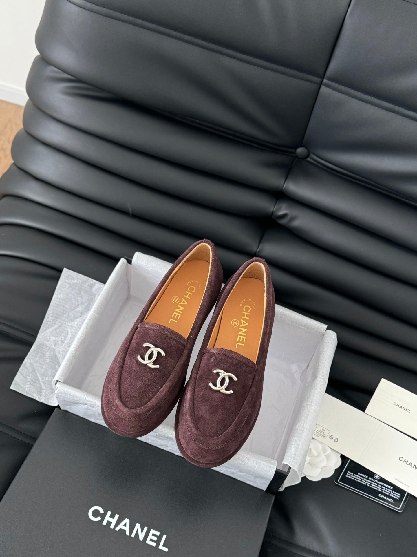 Chanel Suede Flats
