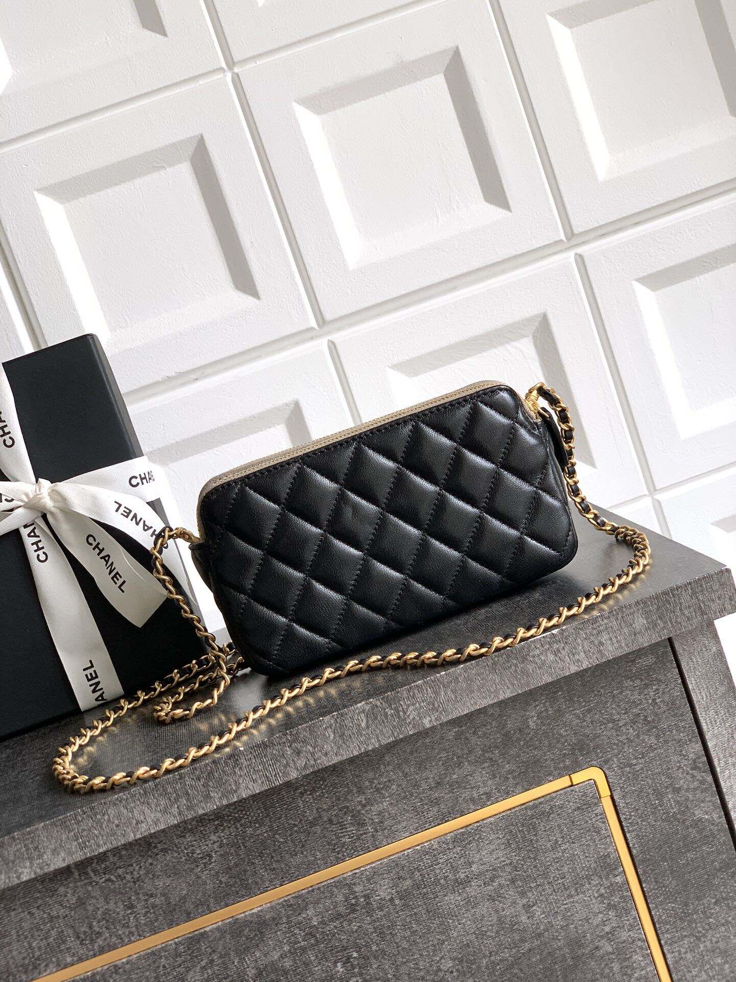 Chanel Zipped phone holder