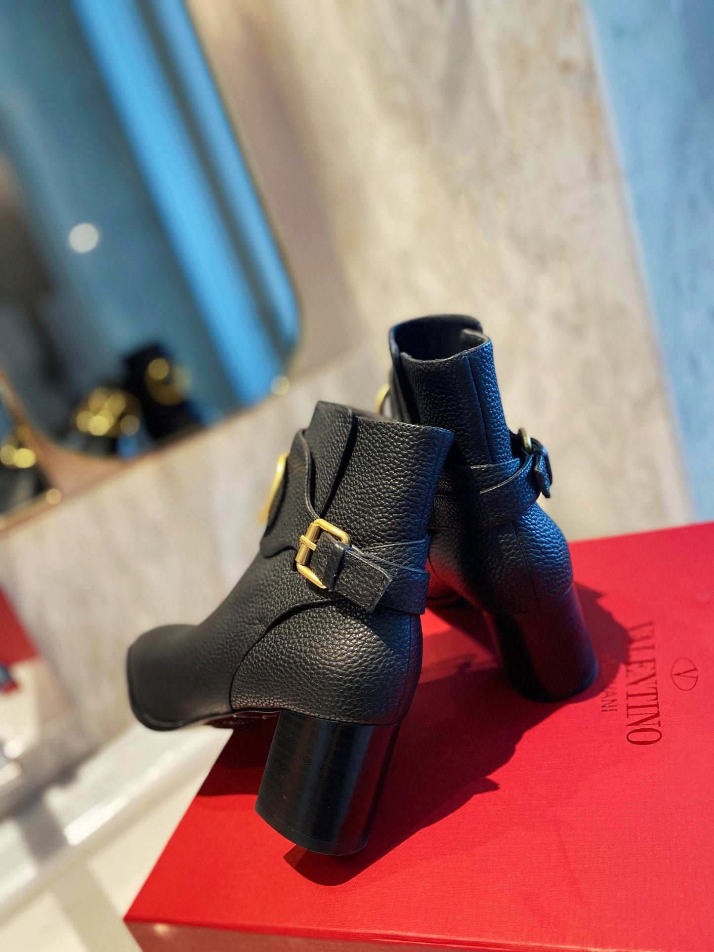 Valentino Ankle Heels Boots