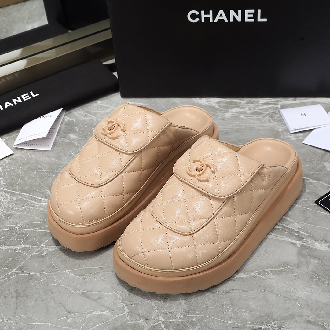 Chanel Leather Clog