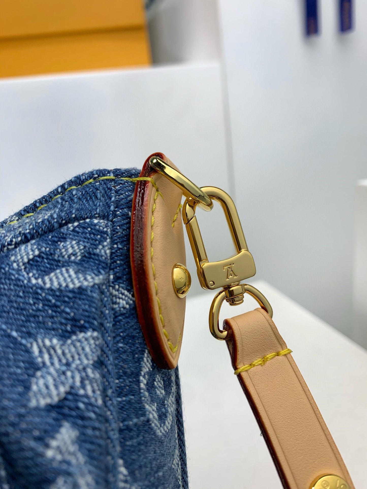 Louis Vuitton Pochette Valley denim bag