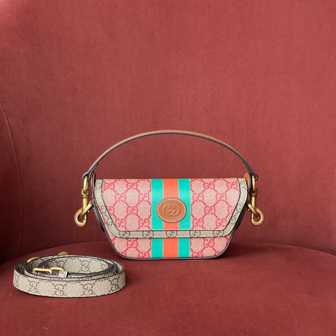 Gucci top handle mini bag with Web