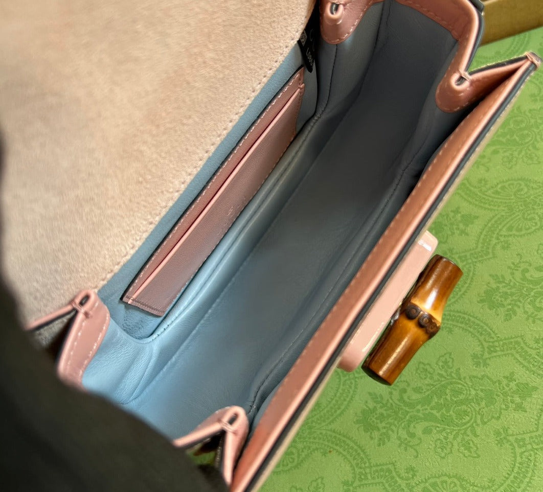 Gucci BAMBOO 1947 MINI TOP HANDLE BAG