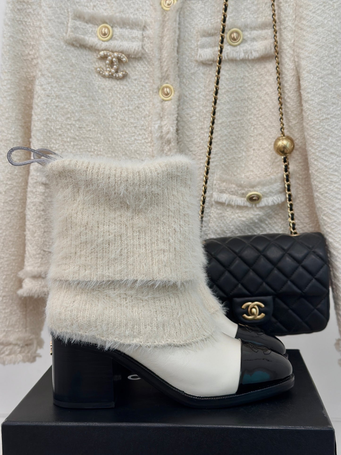 Chanel Heel Boots