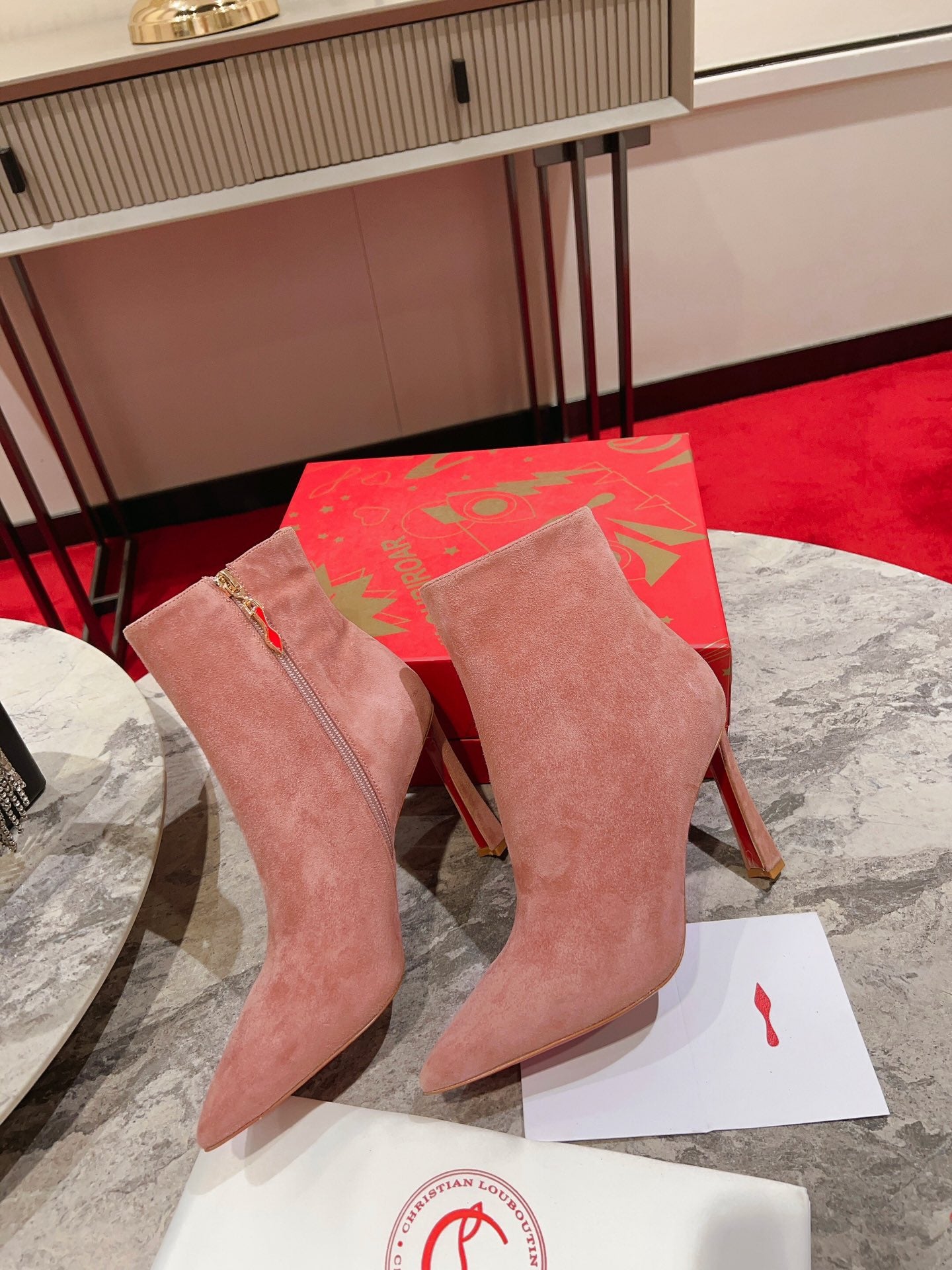 Christian Louboutin Heels Boots Suede