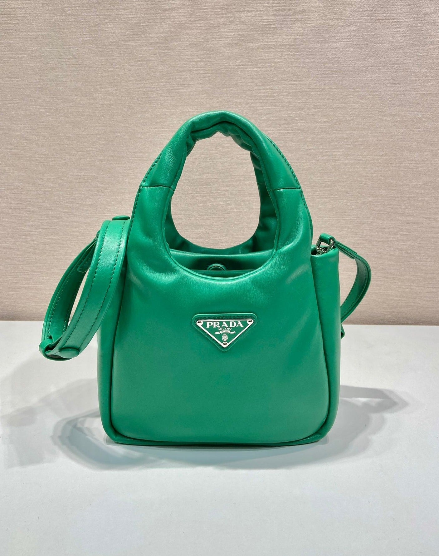 Prada Small padded Soft nappa-leather bag