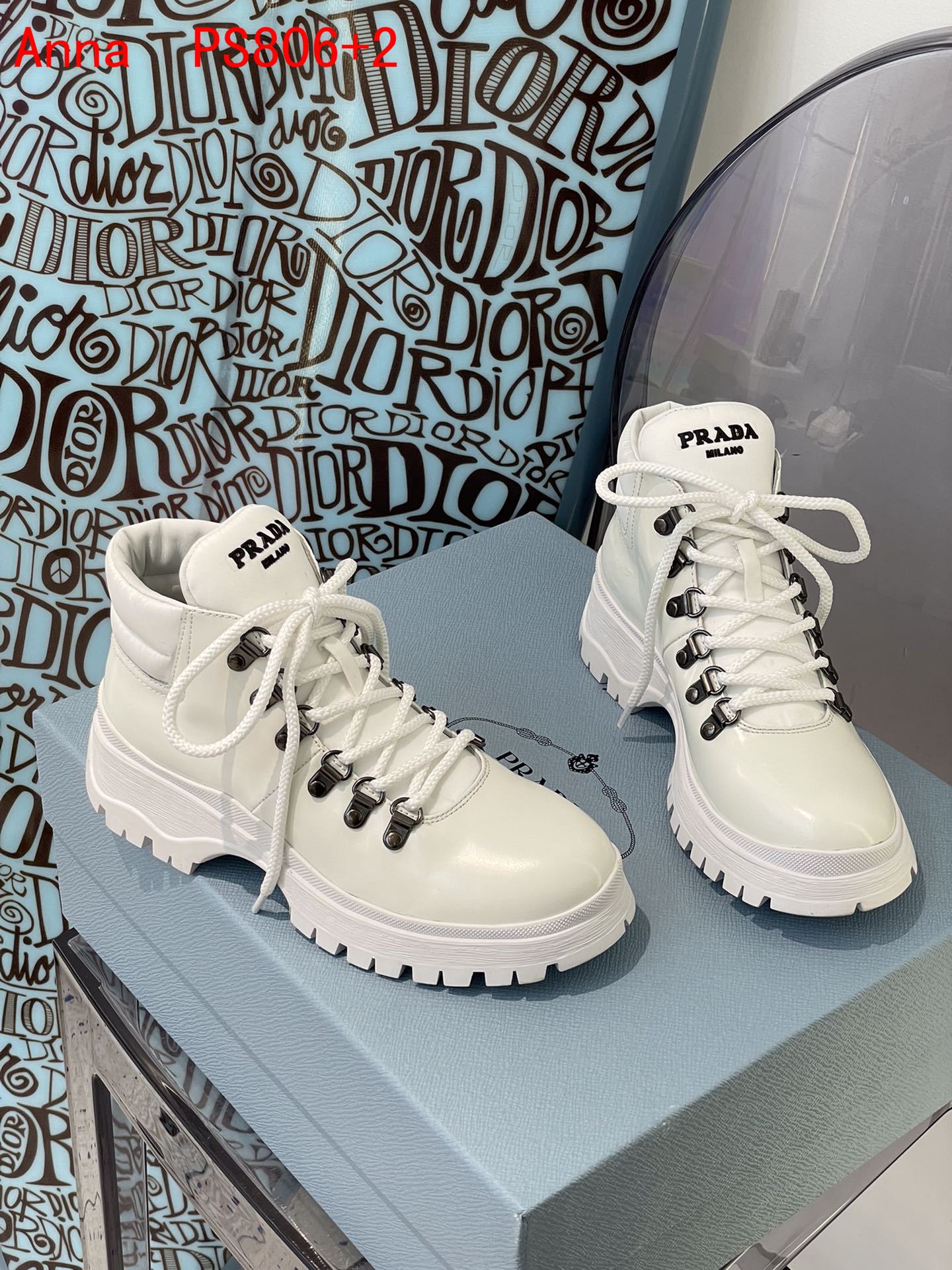 Prada Combat Shoes