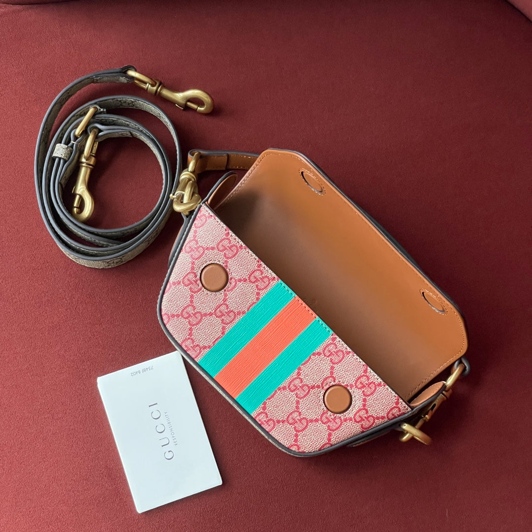 Gucci top handle mini bag with Web