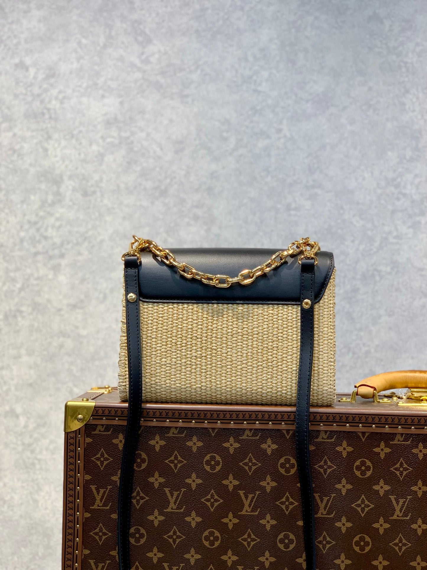 Louis Vuitton Twist with straw
