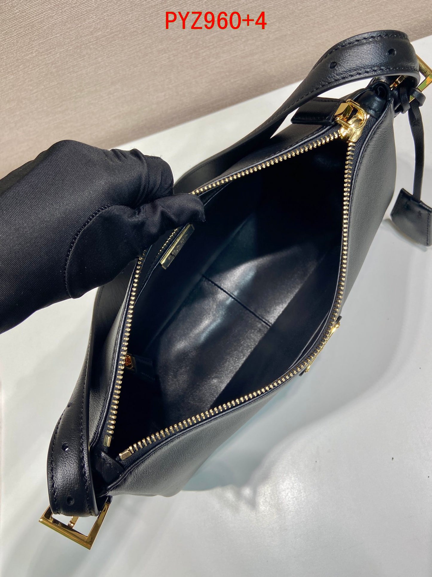 Prada Aime leather shoulder bag